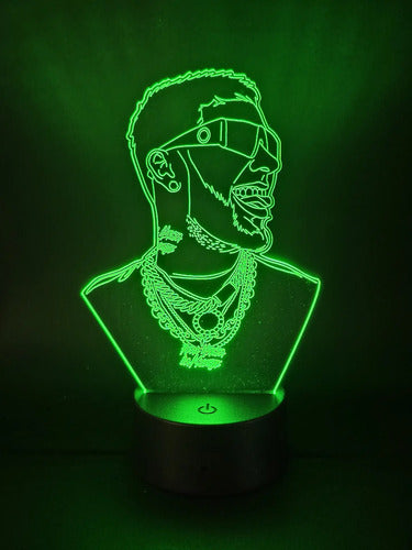 Lampara Led Anuel Cantante Decoración Art Line