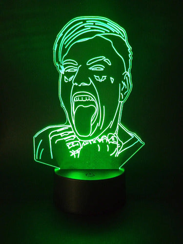 Lámpara Led Duki Cantante Decoración Art Line