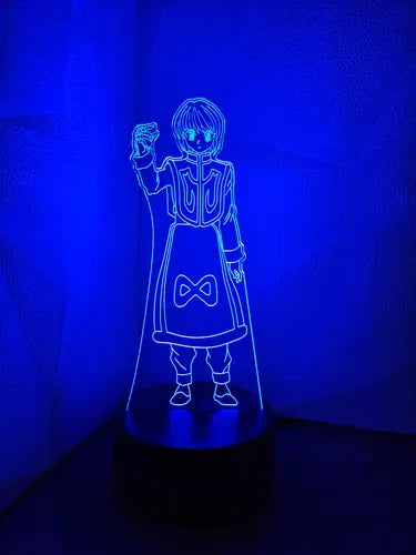 Lámpara Kurapika Hunter X Led Ilusión Decoración Fan Art