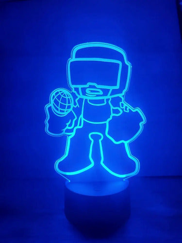 Lampara Led 3d Personajes Friday Night Funkin Fnf Decoración
