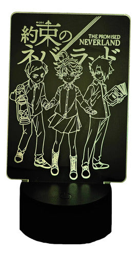 Lámpara The Promise Neverland Ilusión Decoración Fan Art