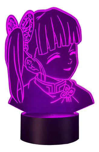 Lámpara Led Kanao Demon Slayer Kimetsu No Yaiba Art Line