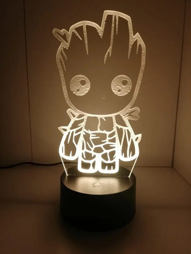 Lampara Led 3d Baby Groot