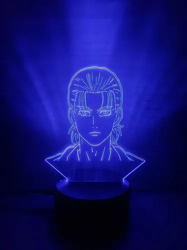 Eren Jaeger Lampara Led Ilusion 3d Shingeki No Kyojin Snk