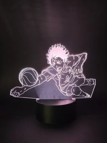 Lámpara Led Yu Nishinoya Haikyuu Fan Art Decoración