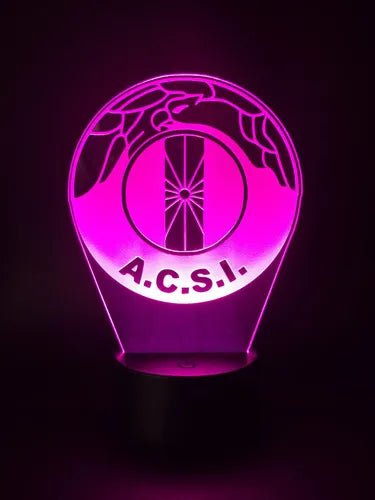 Lámpara Led Audax Equipo Futbol Fanart Decoración