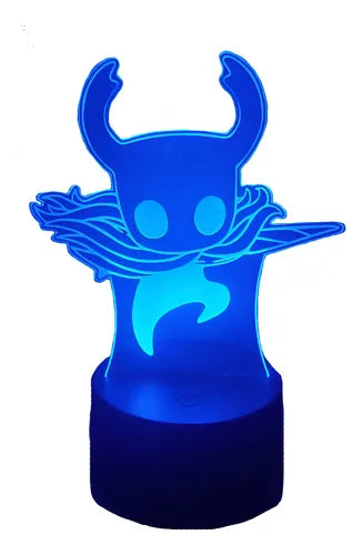 Hollow Knight Lámpara Led Fanart Game Decoracion