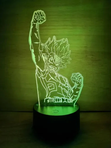 Deku Lampara Led Ilusion 3d My Hero Academia Fanart Bnh