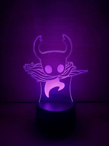 Hollow Knight Lámpara Led Fanart Game Decoracion