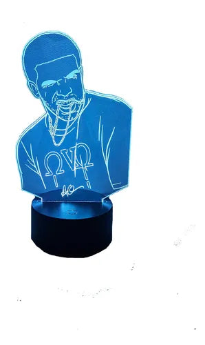 Lámpara Dreik Led Ilusión Decoración Fan Art