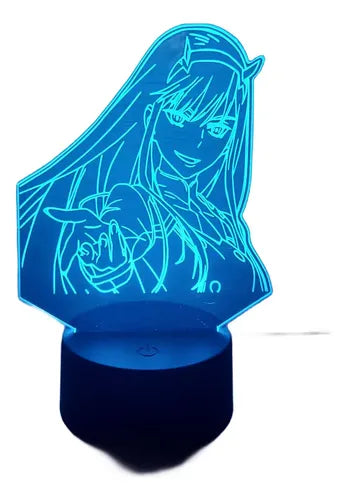 Zero Two Darling In The Franxx 002 Lampara Led Fanart