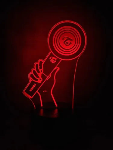Twice Lightstick Lightband Lampara Led Ilusion 3d Kpop Luz