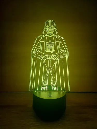 Lámpara Darth Vader Star Wars Led Decoracion Fan Art