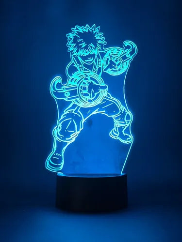 Bakugo Katsuki Lampara Led My Hero Academia Luz Decoracion Negro A