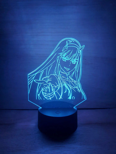 Zero Two Darling In The Franxx 002 Lampara Led Fanart