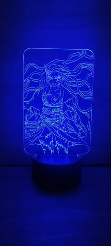 Nezuko Lampara Led 3d Demon Slayer Kimetsu No Yaiba Kny Negro