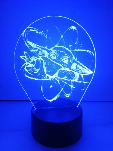 Lampara Led 3d Baby Yoda Star Wars
