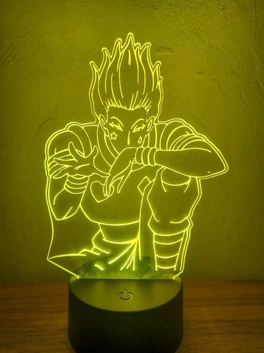Lampara Led 3d Hisoka Morow Hunter X Hunter Luz Decoración