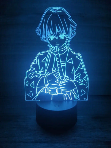 Lampara Led Zenitsu Agatsuma Demon Slayer Kimetsu No Yaiba