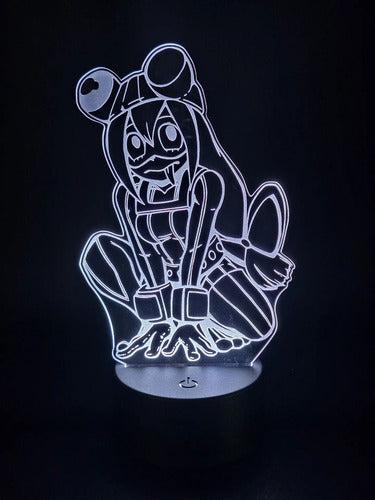 Froppy Tsuyu Asui Lampara Led 3d My Hero Academia Bnha
