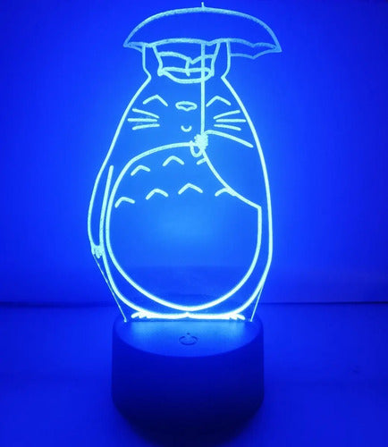 Lampara Led 3d Mi Vecino Totoro Studio Ghibli