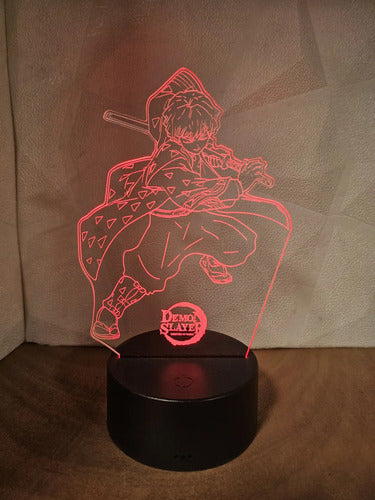 Zenitsu Demon Slayer Kimetsu No Yaiba Lampara Led