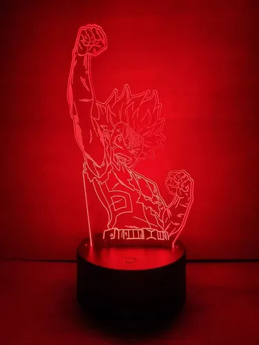 Deku Lampara Led Ilusion 3d My Hero Academia Fanart Bnh