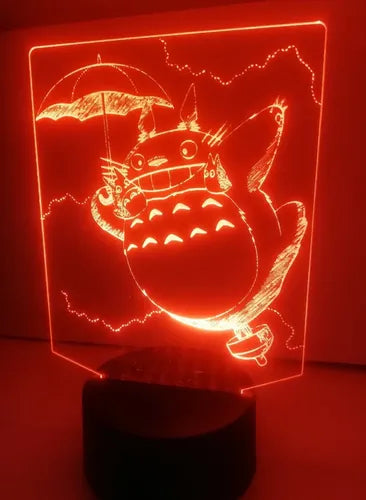 Lampara Led 3d Totoro Studio Ghibli