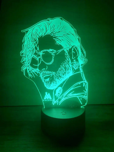 Lampara Led Ilusion 3d Maluma Decoración