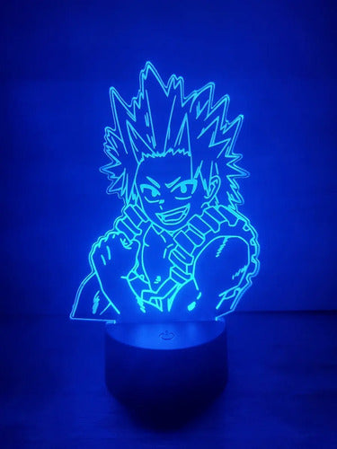 Kirishima Red Riot Lampara Led My Hero Academia Decoracion