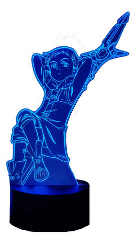 Lámpara King 7 Pecados Led Ilusión Decoración Fanart