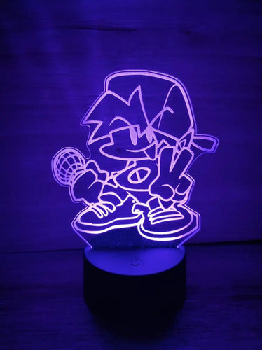 Lampara Led 3d Boyfriend Friday Night Funkin Fnf