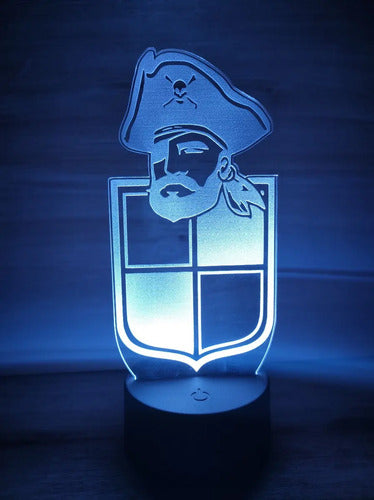 Lámpara Led Coquimbo Unido Equipo Futbol Fan Art Decoración