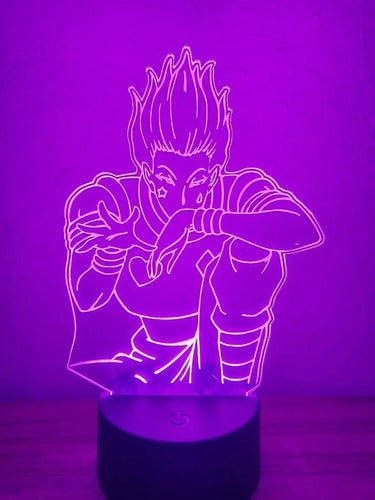 Lampara Led 3d Hisoka Morow Hunter X Hunter Luz Decoración
