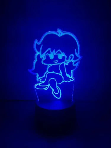 Lampara Led 3d Personajes Friday Night Funkin Fnf Decoración