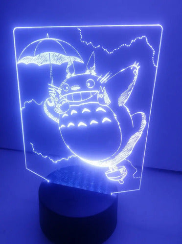 Lampara Led 3d Totoro Studio Ghibli