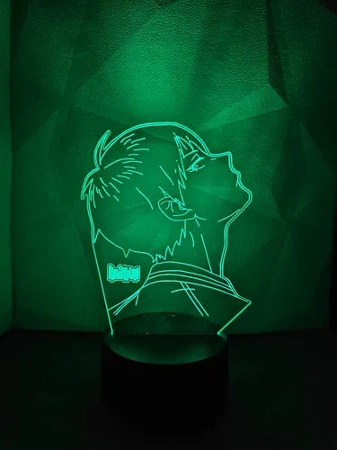 Lámpara Kageyama Haikyuu Ilusión Decoración Fan Art