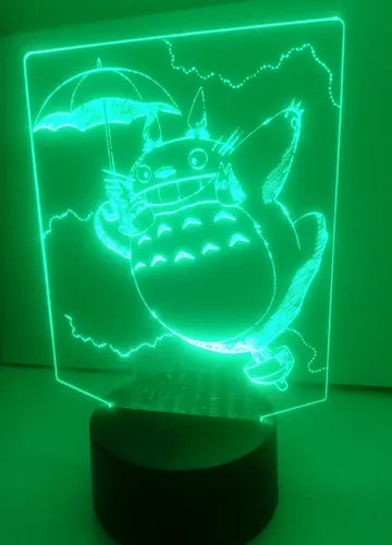 Lampara Led 3d Totoro Studio Ghibli