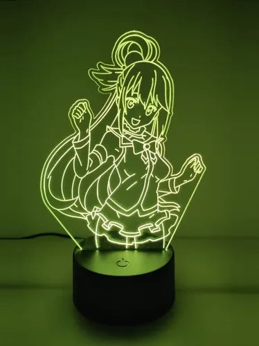 Lampara Led 3d Aqua Kono Subarashii Konosuba