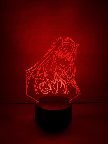 Zero Two Darling In The Franxx 002 Lampara Led Fanart