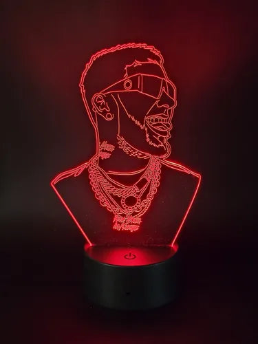 Lampara Led Anuel Cantante Decoración Art Line