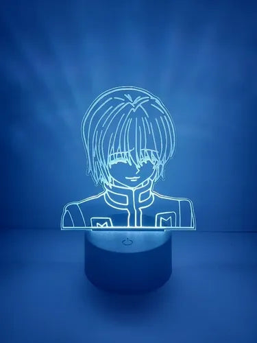 Lampara Led 3d Kurapika Hunter × Hunter Luz Decoración