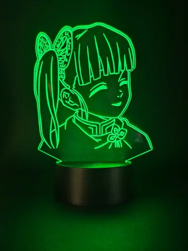 Lámpara Led Kanao Demon Slayer Kimetsu No Yaiba Art Line