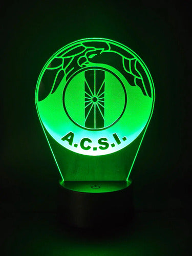 Lámpara Led Audax Equipo Futbol Fanart Decoración