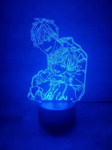 Lampara Led 3d Given Manga Luz Decoración