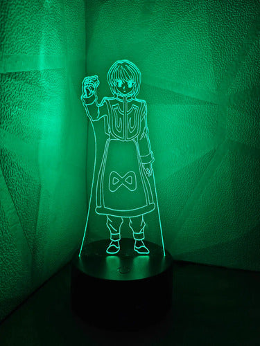 Lámpara Kurapika Hunter X Led Ilusión Decoración Fan Art