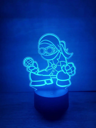 Lampara Led 3d Personajes Friday Night Funkin Fnf Decoración