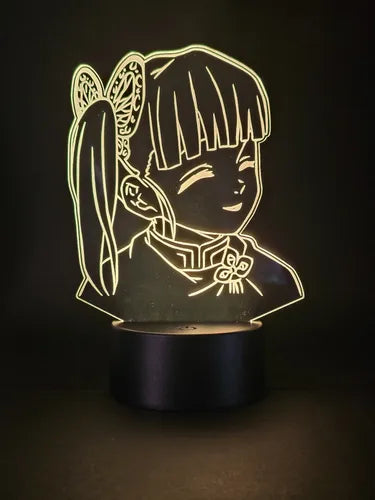 Lámpara Led Kanao Demon Slayer Kimetsu No Yaiba Art Line