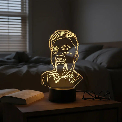 Lámpara Led Duki Cantante Decoración Art Line