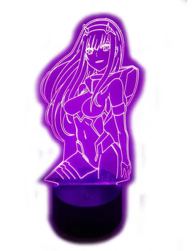 Lampara Led 3d Zero Two Darling In The Franxx